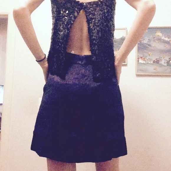 BCBG Color-Block Hem Mini Skirt - Picture 4 of 4