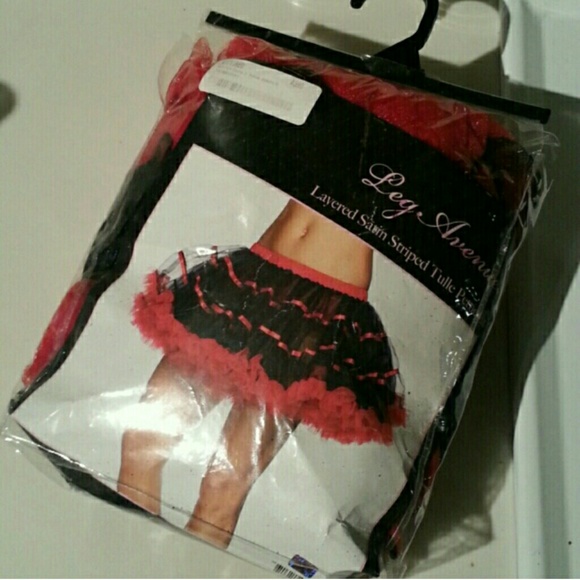 Black and red tutu