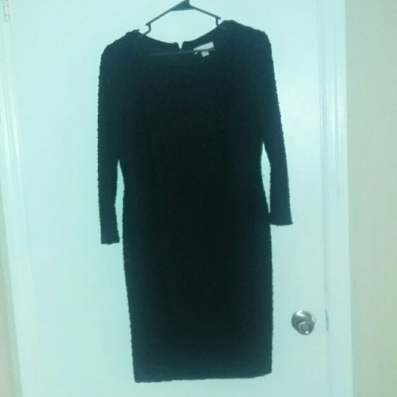 Black mini dress