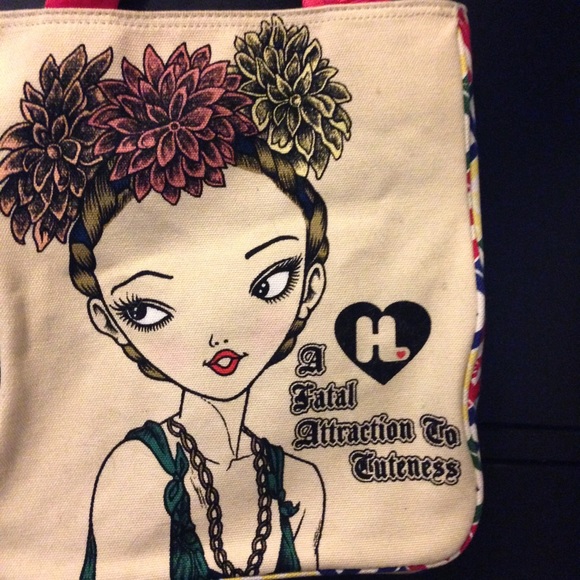 SOLD! Small Harajuku Lovers tote bag - Picture 2 of 4