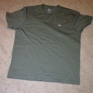 Lacoste Army Green Tee