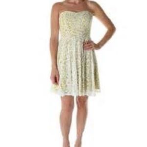 SALE lime green white lace GUESS dress size 8