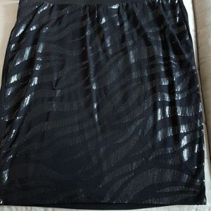Mini skirt with detail on front, size 0, Torrid.