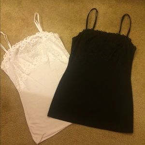 Two charming lace camisoles💋