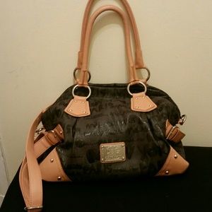 Brown & Beige Fashion Handbag