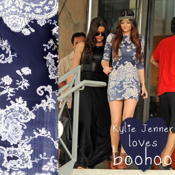 Boohoo Kylie Jenner body con dress
