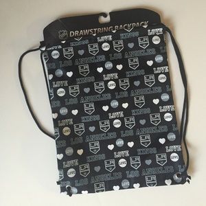 LA kings drawstring backpack light weight