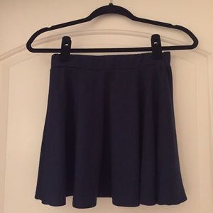 Delia's navy blue circle skirt