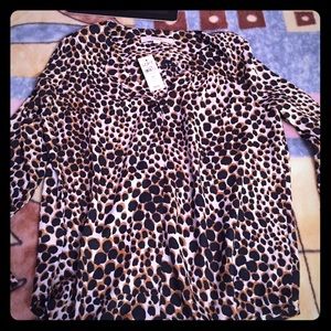 Loft leopard Blouse