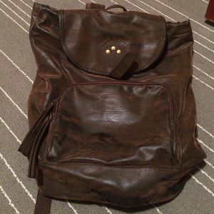 Brown soft billa bong backpack