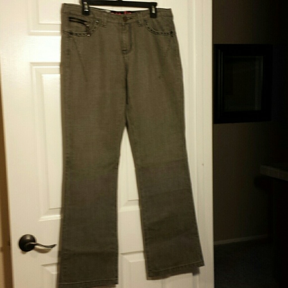 Gray Slightly Embellished Jeans - Picture 2 of 4