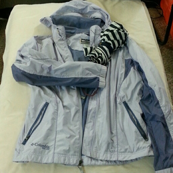 Columbia lavender rain jacket