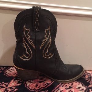 New Very Volatile Cowboy Boots Brown Size 8.5