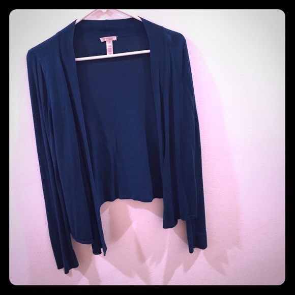 Turquoise sweater. Light material.