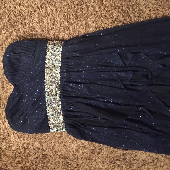 Navy blue formal dress