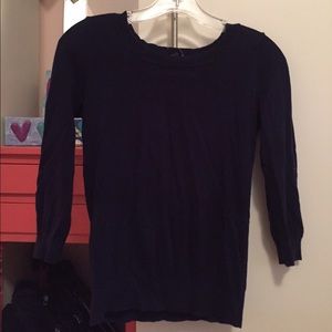 Navy sweater