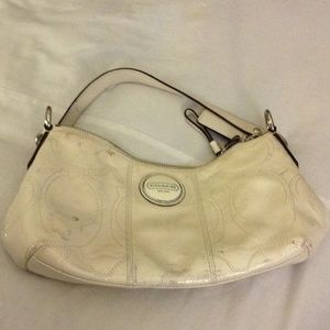 White Coach satchel purse