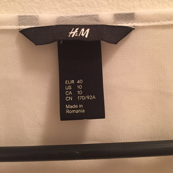 Sequined sheer white oversized top - Picture 3 of 4