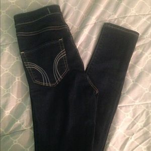 High-waist skinny jeans