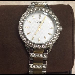 Two-Tone Fossil Watch (women)
