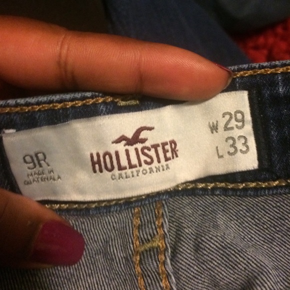 Dark wash boot cut hollister jeans