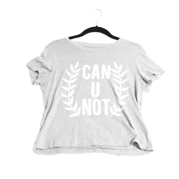 Bethany Mota  "Can You Not" Crop Top - Picture 1 of 1