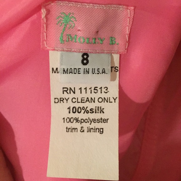 Pink Silk Strapless Dress - Picture 4 of 4