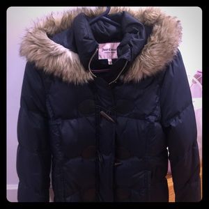 Navy Blue Juicy Couture coat size small
