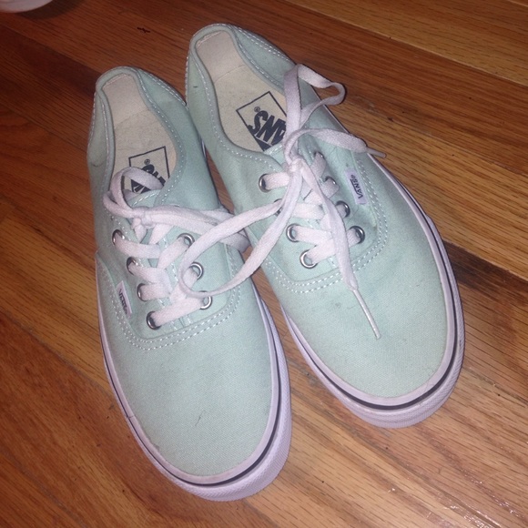 Teal vans