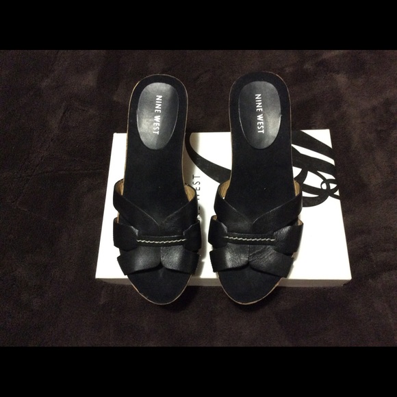 New Black Sandals High
