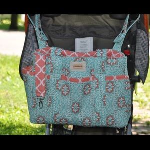 Custom made diaper bag/ baby bag. new never used.