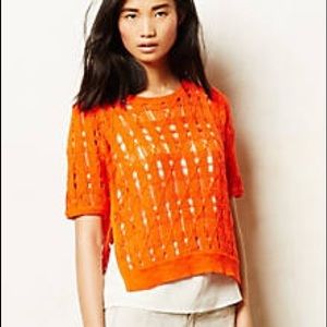 Anthropologie side slice midi pullover