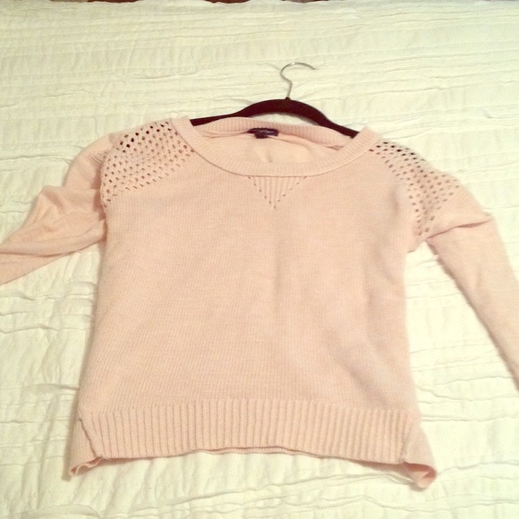 American Eagle outfitters pink sweater