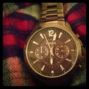 Final price- Mens Chocolate Fossil Watch