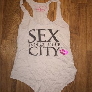Sex and The City racer back tank.