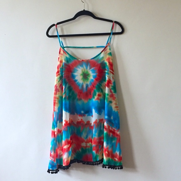Gypsy Warrior Psychedelic Mini Dress