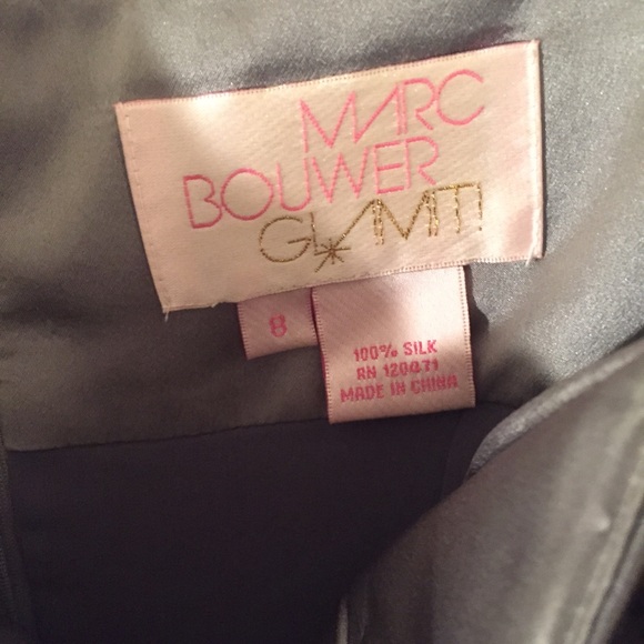 Silver & Black Cocktail Dress - Picture 4 of 4