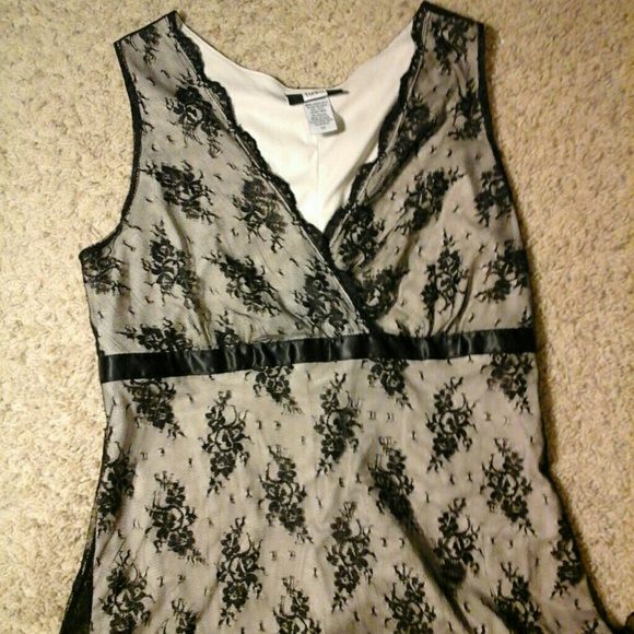 Studio 1940 black lace dress