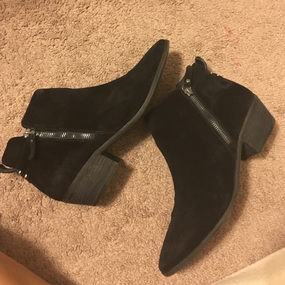 Vince Camuto black ankle boots