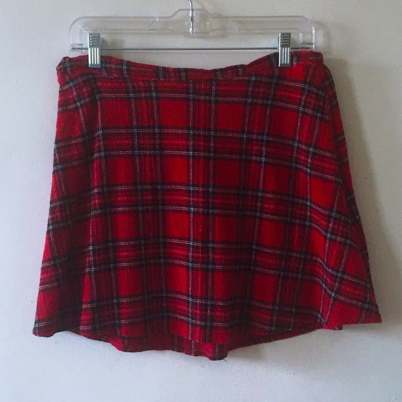 Garage 90's Plaid Mini Skirt