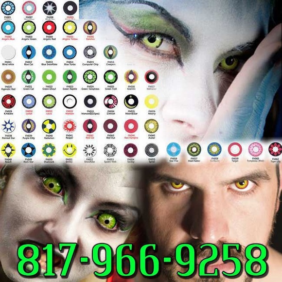 Halloween contacts