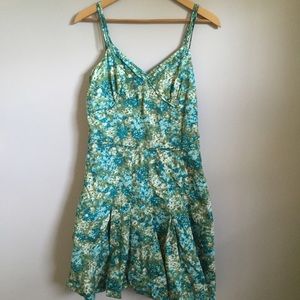 Blue Ann Taylor Floral Dress