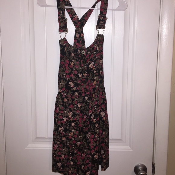 Floral overall dress