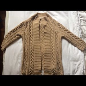 Banana Republic open chunky cable cardigan