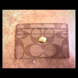 Coach wallet/card holder