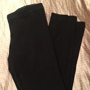 GAP black really skinny pants