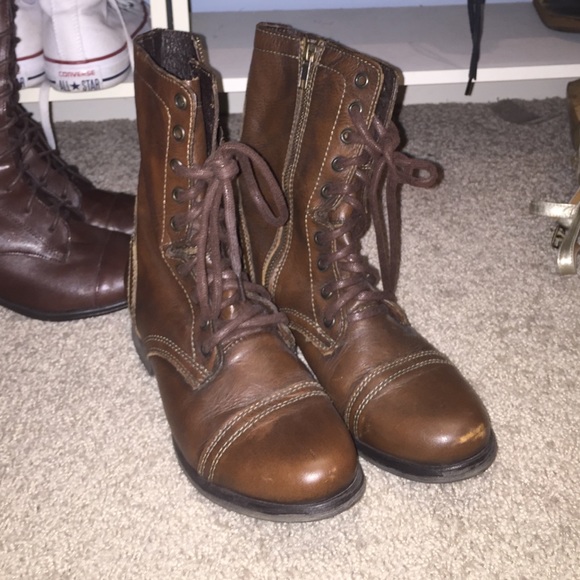Steve Madden combat boots