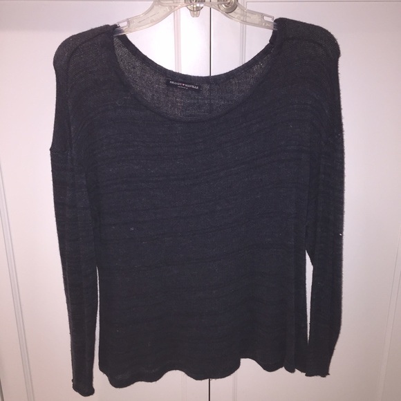Navy knit sweater