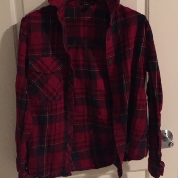 Forever 21 Tops - Rookie 84 Blue, Red and Green Flannel