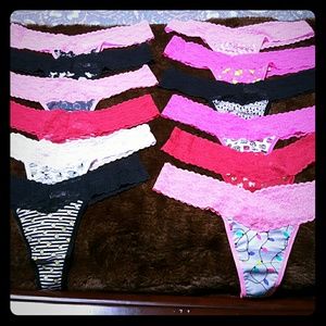 Victorias secret NEVER worn thongs